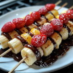 Bananensplit Spieße Dessert: Das perfekte Sommerrezept