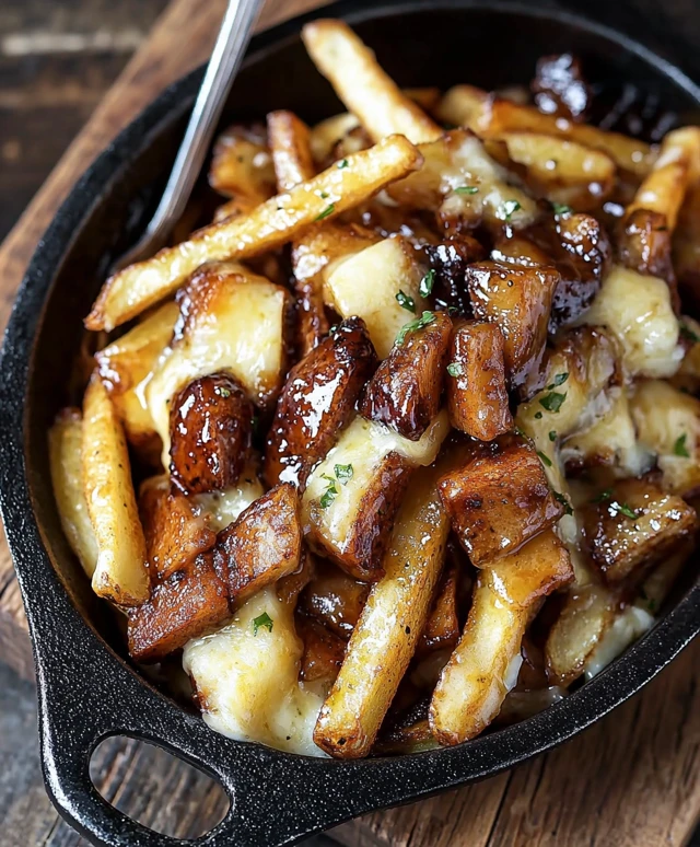 authentisches kanadisches Poutine