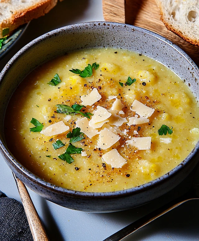 Blumenkohl-Parmesan-Suppe: Ein cremiges Rezept für kalte Tage