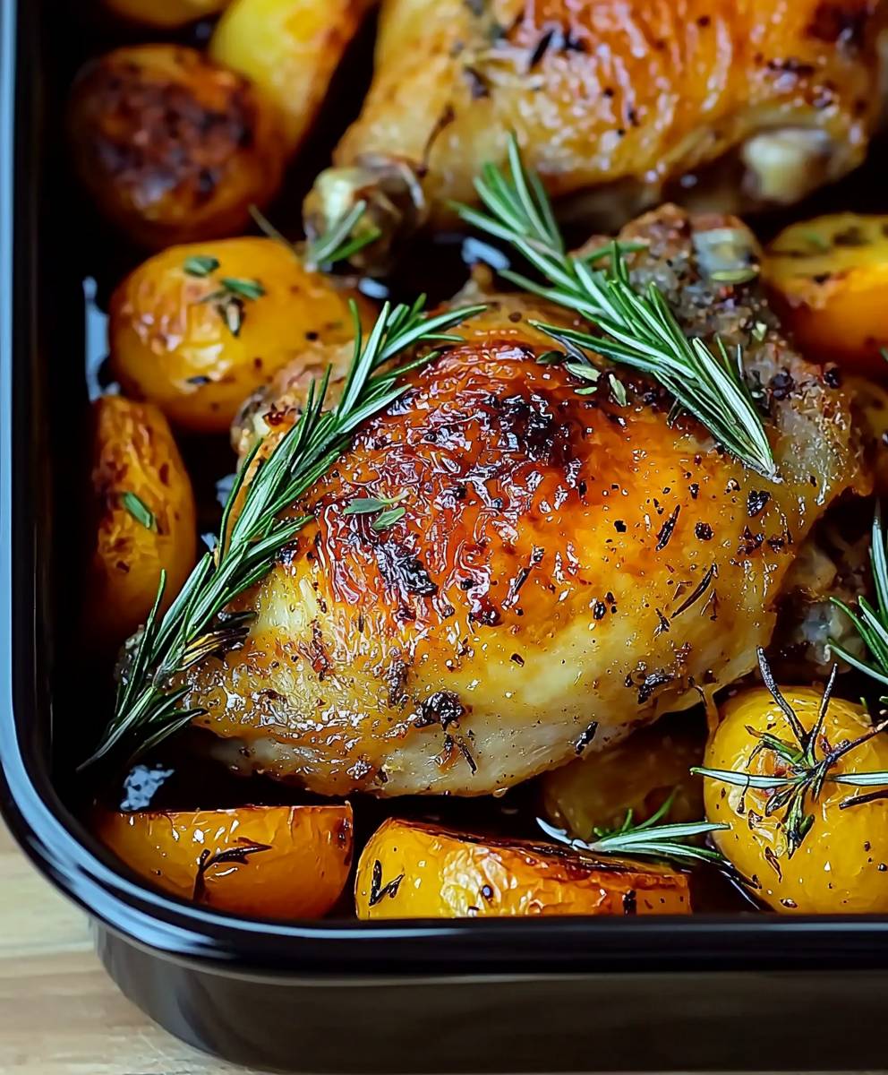 Knusprige Hähnchenschenkel Ofengemüse: Das perfekte Rezept für den Ofen