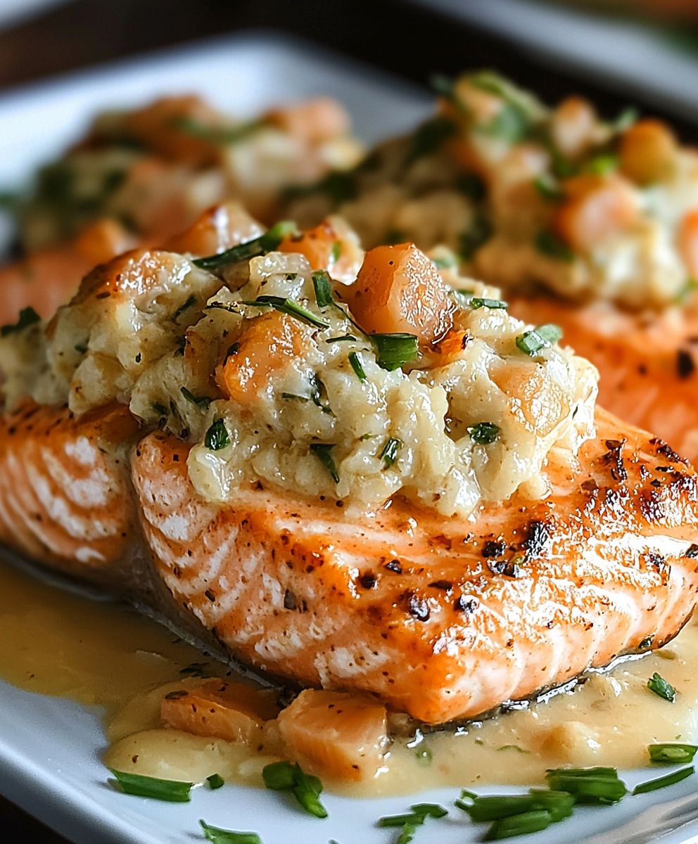 Gefüllter Lachs mit Krabben: Das beste Rezept für Feinschmecker