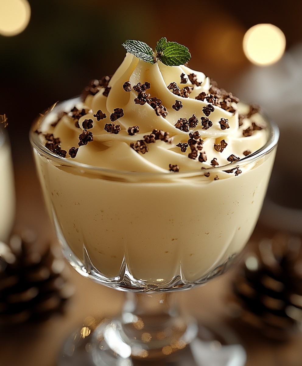 Eggnog Mousse selber machen: Das einfache Rezept für Weihnachten