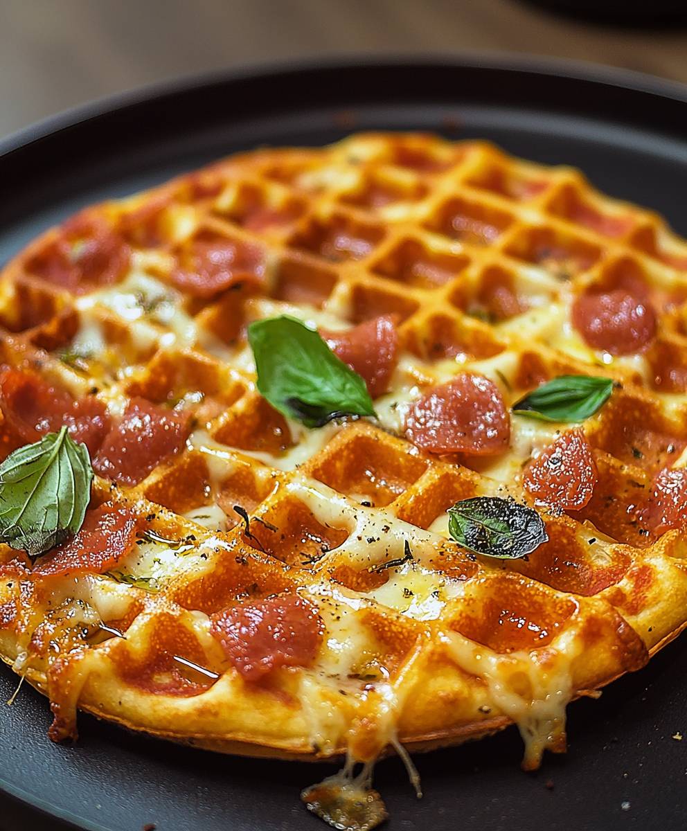 Waffeleisen Pizza: Das einfache Rezept für knusprige Pizza aus dem Waffeleisen